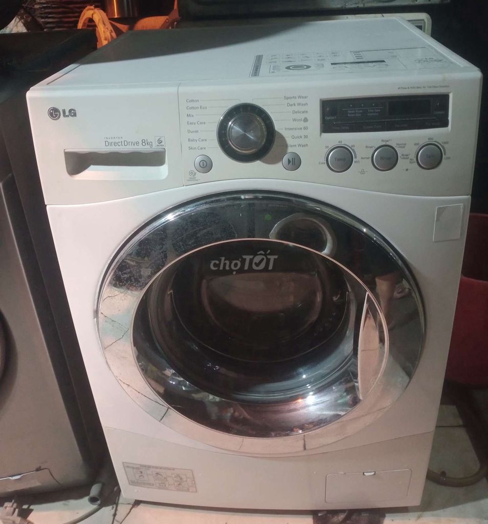 Máy giặt LG 8kg Inverter Trắng. Mua bán Máy giặt tại Quận 7 Tp Hồ Chí Minh được đăng bởi nấm cao hình 1