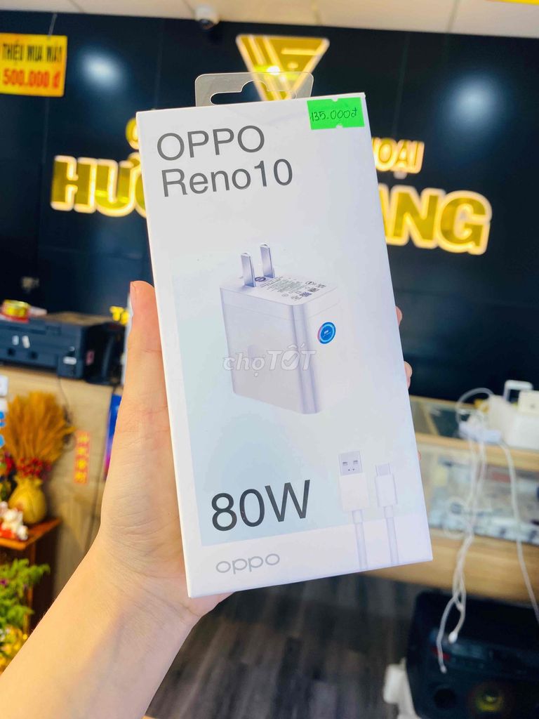 Bộ sạc Oppo Reno 10 chân Type-C