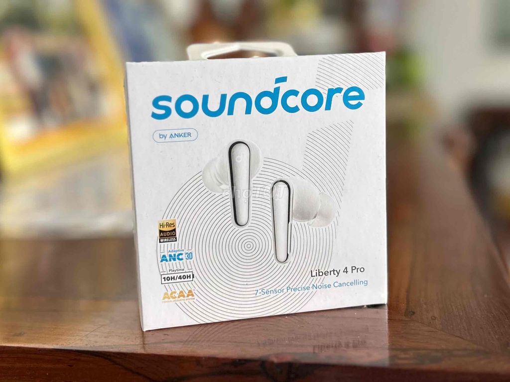 Tai nghe Soundcore Liberty 4 Pro Trắng. Mua bán Tivi, Âm thanh tại Thành phố Bà Rịa Bà Rịa - Vũng Tàu được đăng bởi Mạnh Lê hình 1