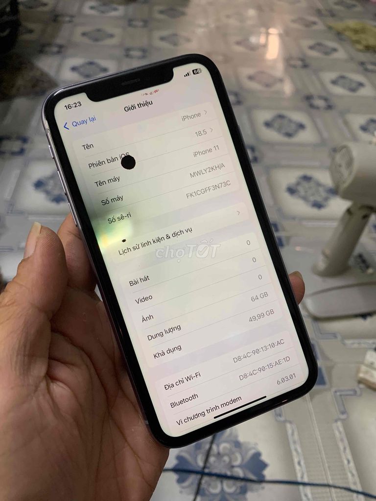 Apple iPhone 11 64GB Tím. Mua bán Điện thoại tại Huyện Hóc Môn Tp Hồ Chí Minh được đăng bởi minh hình 1