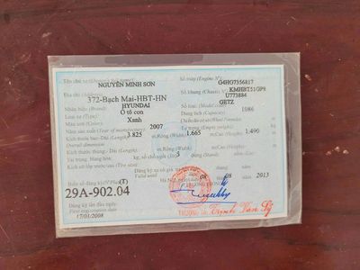 Hyundai Getz 2007 Xanh