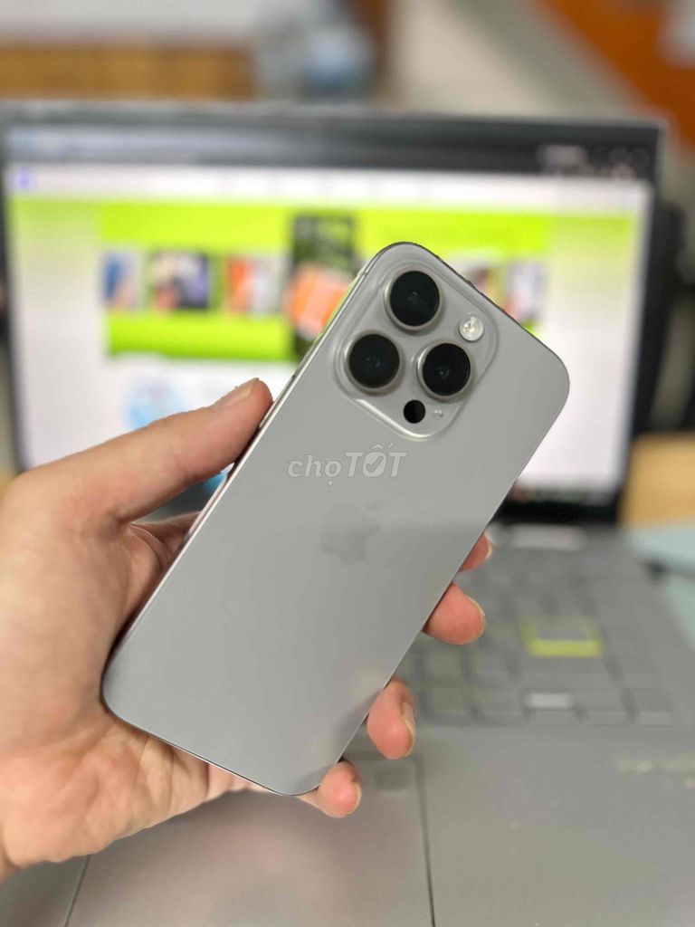 Apple iPhone 15 Pro 128GB Xám 84%. Mua bán Điện thoại tại Quận Ngũ Hành Sơn Đà Nẵng được đăng bởi Tài Ngô hình 1