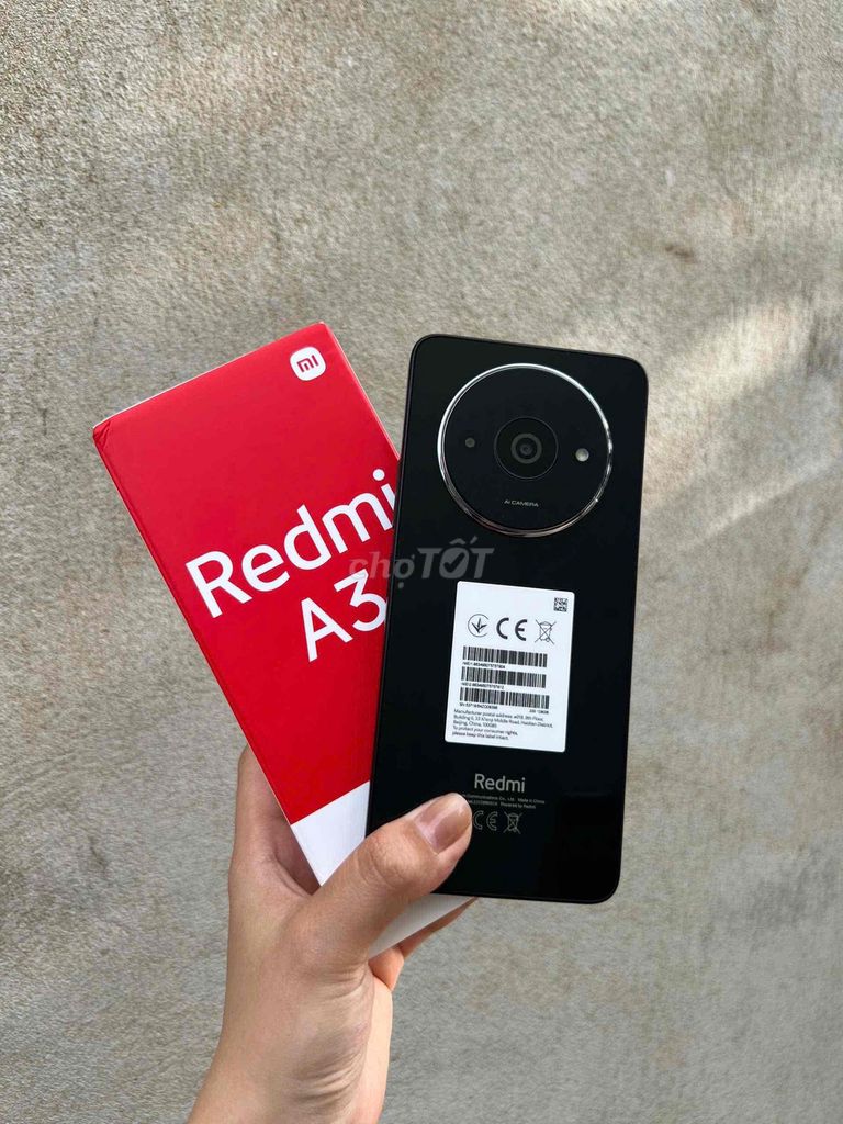 Bán Xiaomi Redmi A3 Ram 4/128G zin keng full box. Mua bán Điện thoại tại Thành phố Qui Nhơn Bình Định được đăng bởi Gia Long hình 1