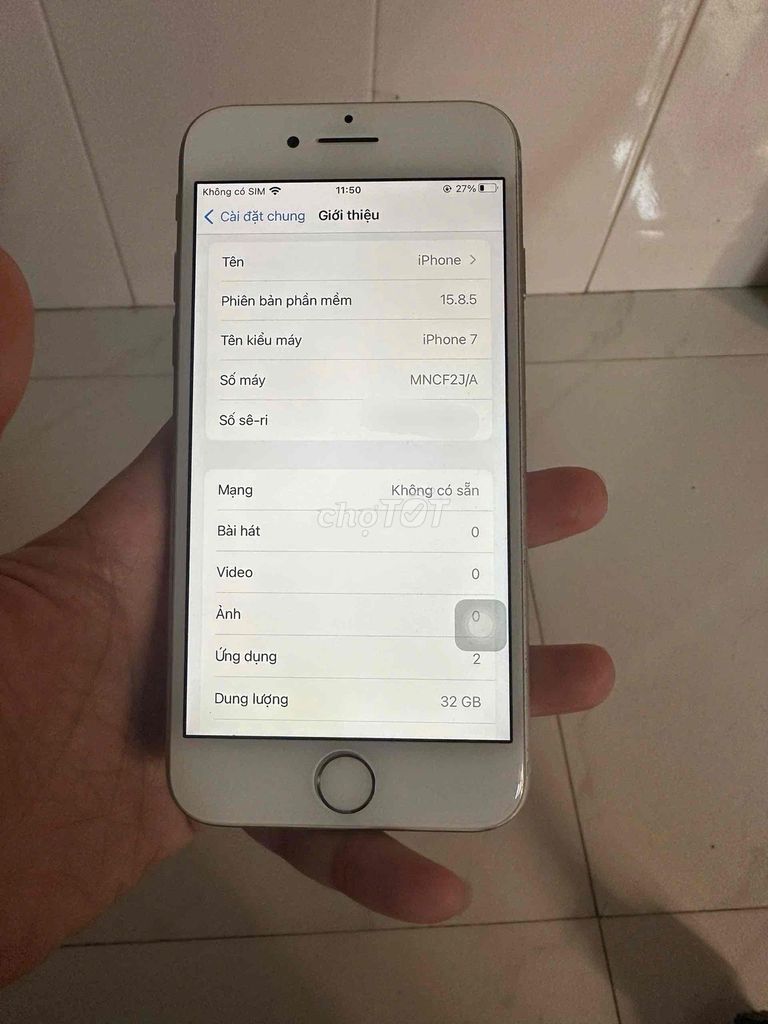 iphone 7 32g qt. Mua bán Điện thoại tại Thành phố Bến Tre Bến Tre được đăng bởi L N hình 1