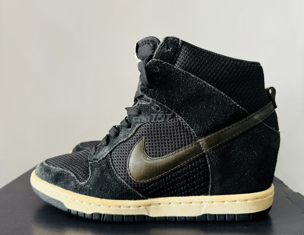 Nike Sky Essential Black - Size 38.5 - Chính hãng