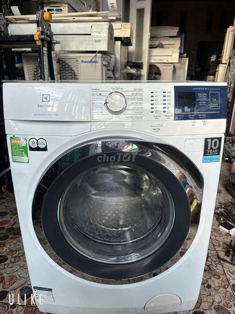 Máy giặt Electrolux 9kg cửa ngang Inverter Trắng. Mua bán Máy giặt tại Quận Ninh Kiều Cần Thơ được đăng bởi Hữu Nghị Mua Bán Mặt Hàng Điện Lạnh hình 1
