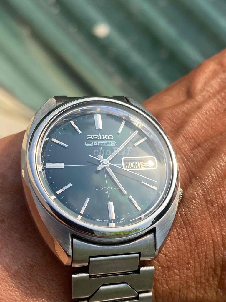 Đồng hồ Seiko Sactus 7019 Nam Xanh Ngọc. Mua bán Đồng hồ tại undefined Khánh Hòa được đăng bởi Sang Nguyen hình 1