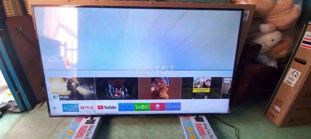 Smart Tivi Samsung 55inch 4K giọng nói, mẫu 2019