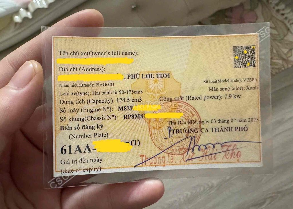 Vespa Primavera S 125 iGet ABS. Mua bán Xe máy tại Thành phố Thủ Dầu Một Bình Dương được đăng bởi Lynh Nguyễn  hình 7