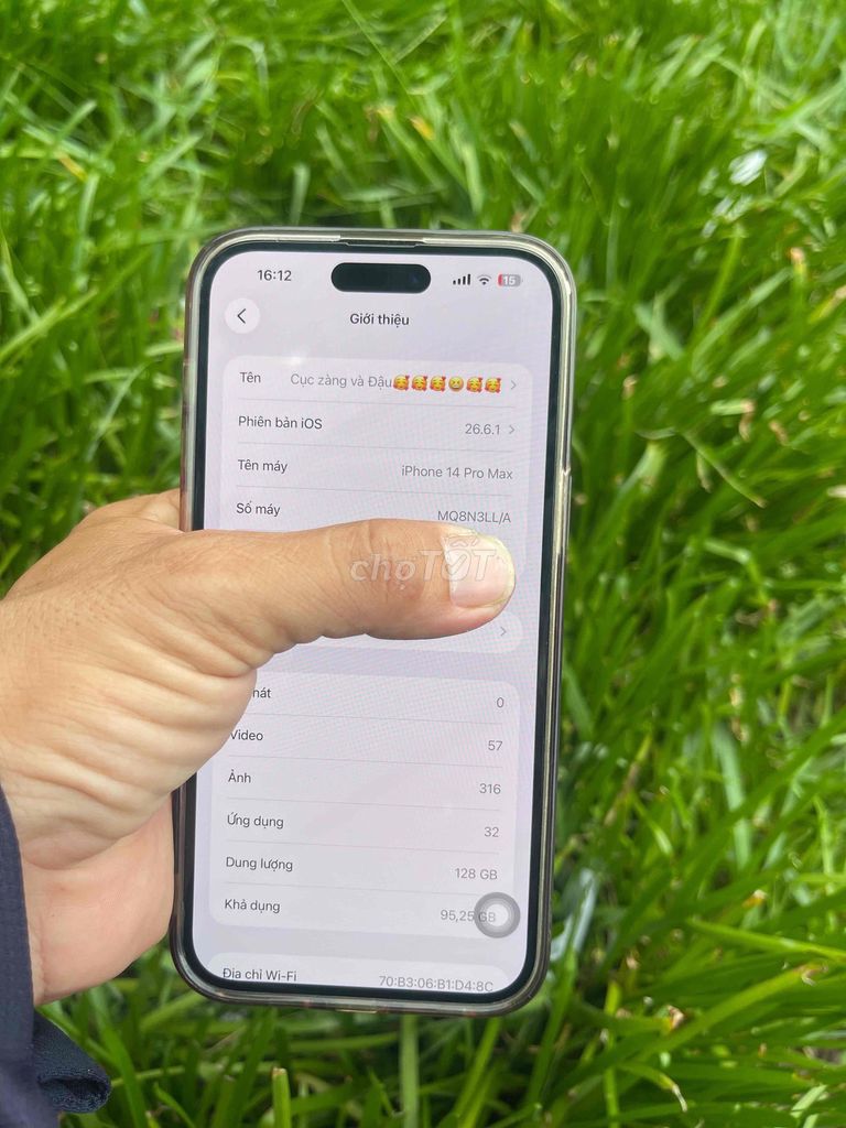 Apple iPhone 14 Pro Max 128GB Đen LLA Đã sử dụng. Mua bán Điện thoại tại Quận Tân Phú Tp Hồ Chí Minh được đăng bởi Tên chưa cung cấp hình 1