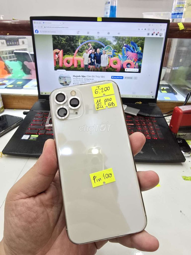 Iphone 11 Pro 64GB - Quốc Tế. Mua bán Điện thoại tại Thành phố Long Xuyên An Giang được đăng bởi Facebook Cầm Đồ Thúy Vân hình 1