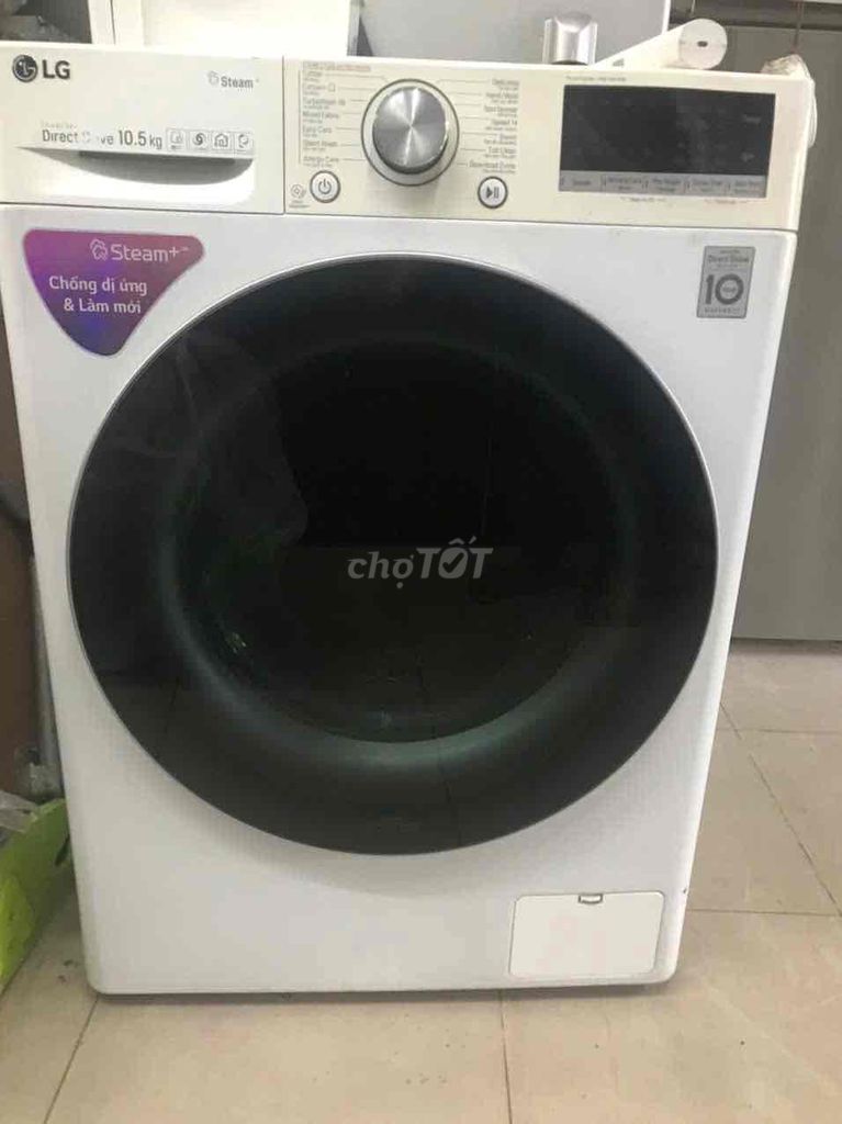 Máy giặt LG 10.5kg cửa ngang. Mua bán Máy giặt tại Quận 7 Tp Hồ Chí Minh được đăng bởi Điện Lạnh Phúc Huy hình 1
