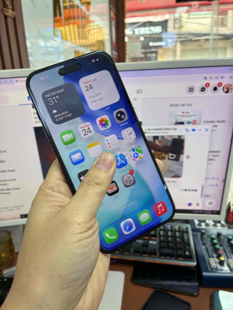 iphone 15promax 256g zin all 99% titan. Mua bán Điện thoại tại Quận Lê Chân Hải Phòng được đăng bởi hoang anh hình 1