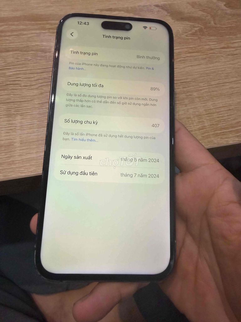 Apple iPhone 15 Plus 128GB Đen đã thay màn hình. Mua bán Điện thoại tại Quận Phú Nhuận Tp Hồ Chí Minh được đăng bởi Thanh nam hình 1