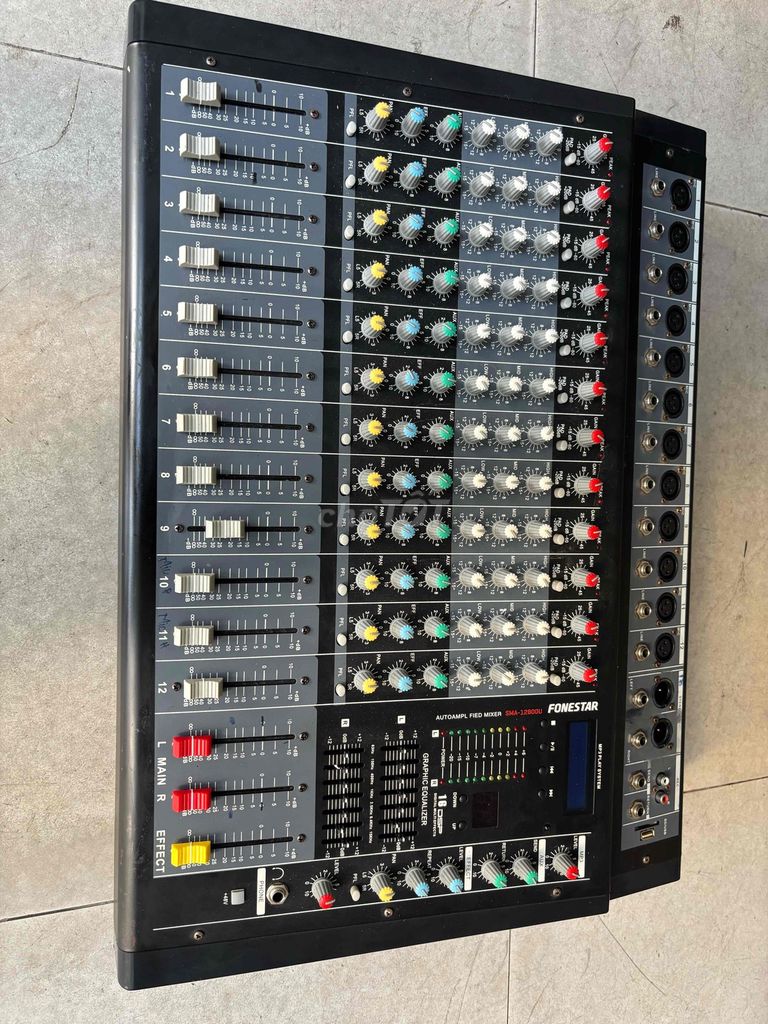 Bàn mixer FONESTAR  Tay ban Nha SSA-12000D Đen. Mua bán Tivi, Âm thanh tại Quận Ngũ Hành Sơn Đà Nẵng được đăng bởi Trà thanh Trí hình 1
