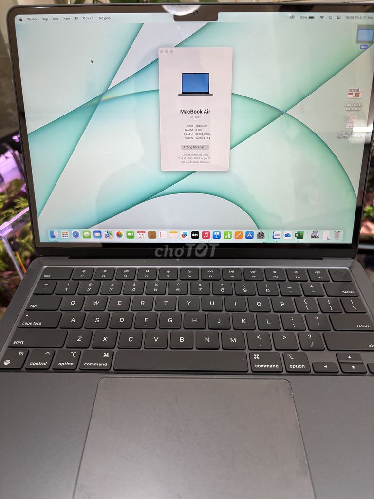 Apple Macbook Air M2 13 inch 8GB/256GB. Mua bán Laptop tại Quận 1 Tp Hồ Chí Minh được đăng bởi Nguyen Khanh An hình 1