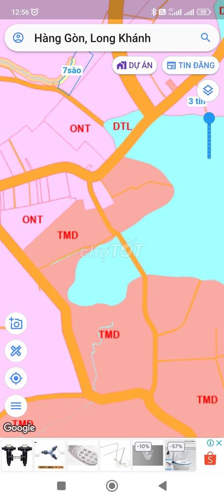 Bán đất mặt tiền hàng gòn long khánh
