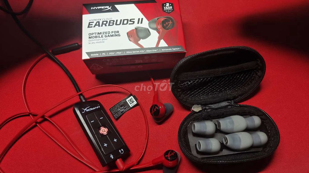 Tai nghe HyperX Cloud Earbuds II + Soundcard 7.1. Mua bán Tivi, Âm thanh tại Quận Hai Bà Trưng Hà Nội được đăng bởi Le Hai hình 1