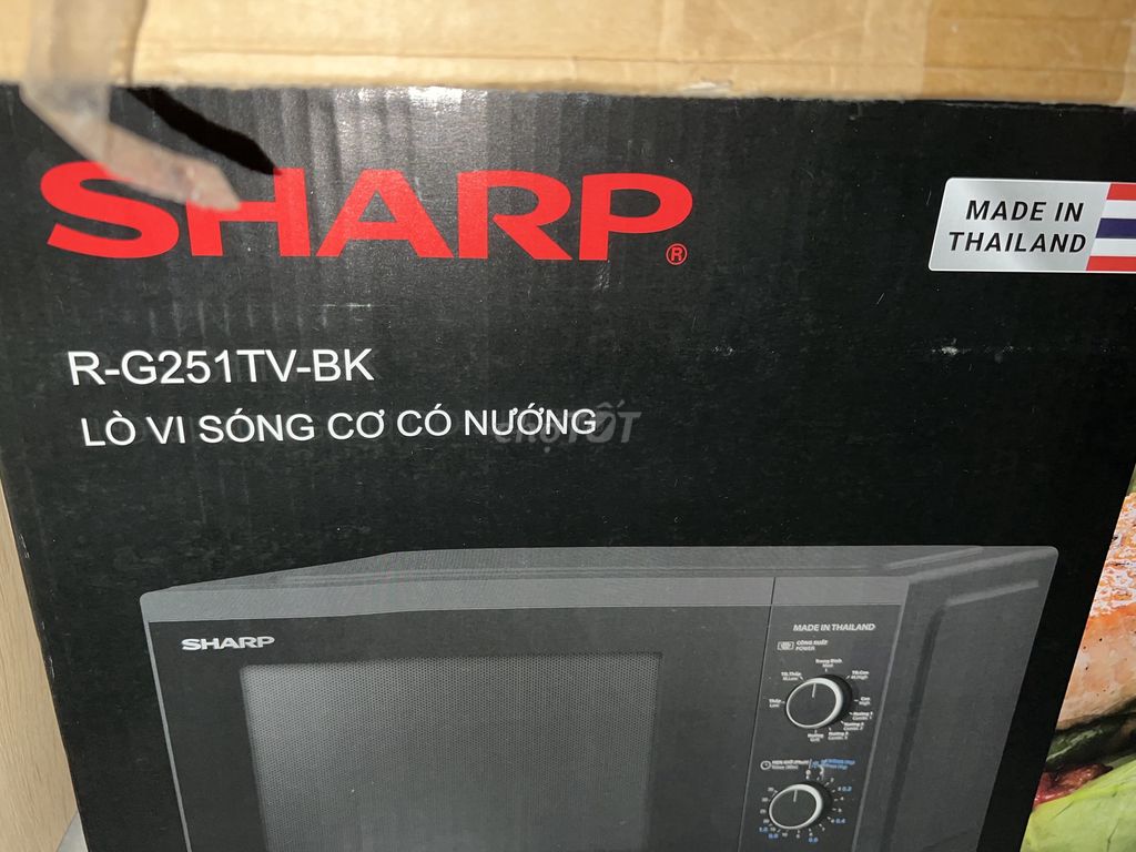Lò vi sóng Sharp R-G251TV-BK Đen Thái Lan. Mua bán Bếp, lò, đồ điện nhà bếp tại Huyện Nhà Bè Tp Hồ Chí Minh được đăng bởi Hadley hình 1
