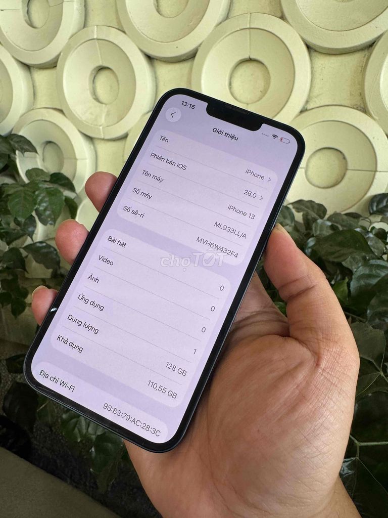 iPhone 13 128GB Đen Đã sử dụng. Mua bán Điện thoại tại Huyện Bình Chánh Tp Hồ Chí Minh được đăng bởi Lâm mobiphone hình 1