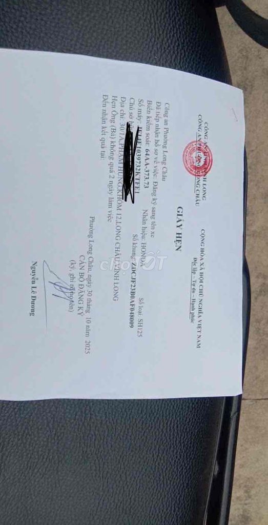 cần bán sh Ý đầu 103 Bs đẹp. Mua bán Xe máy tại Thành phố Vĩnh Long Vĩnh Long được đăng bởi Hiep hình 5