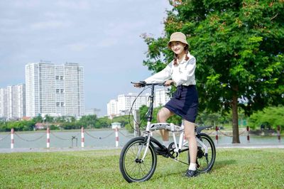 Xe đạp dạng gấp Kasumi , xe đạp học sinh sinh viên