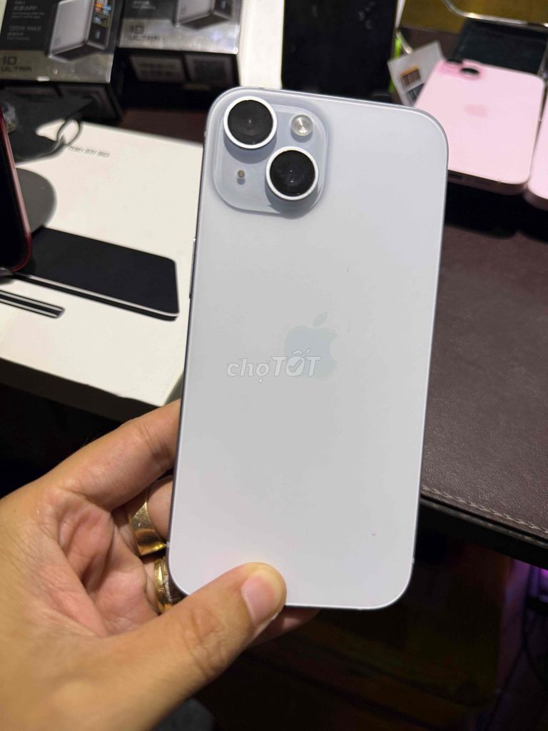 iphone 15 128GB xanh có khay vat ly. Mua bán Điện thoại tại Thành phố Thủ Đức Tp Hồ Chí Minh được đăng bởi Minh Sang Store Góp Bao Nợ Xấu hình 1