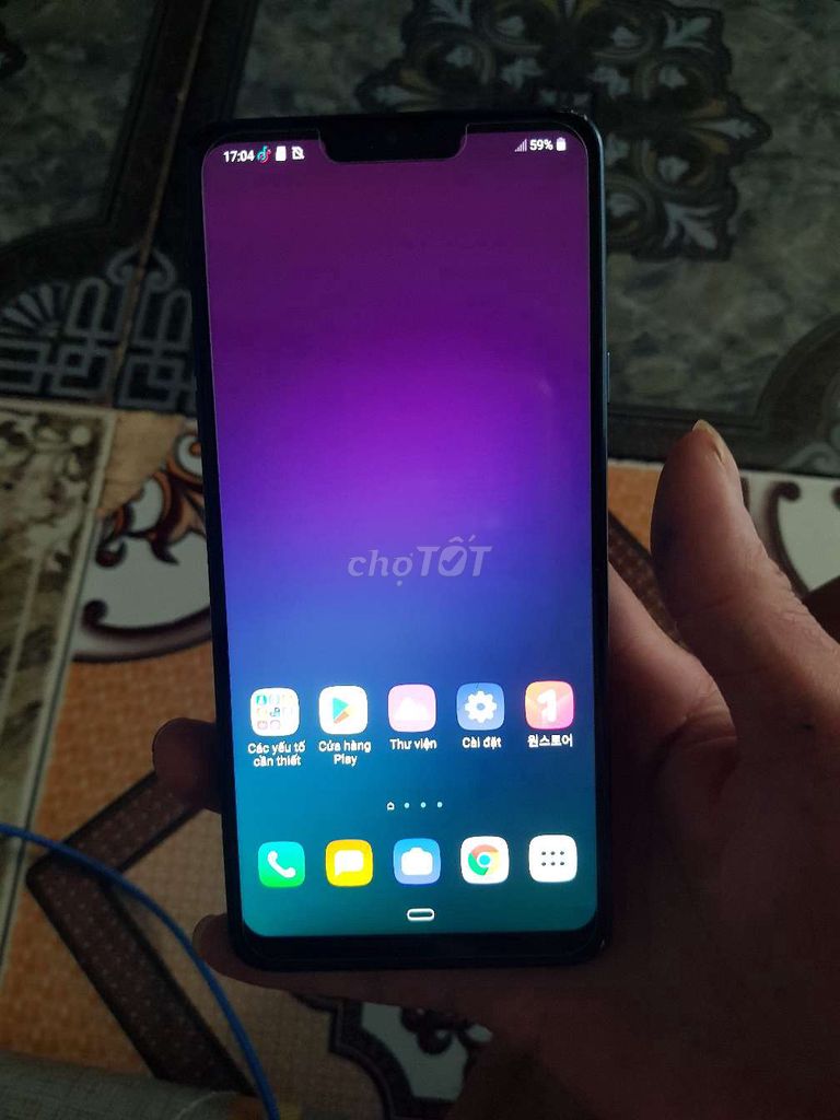 LG Q9 Xanh Đã sử dụng. Mua bán Điện thoại tại Quận 8 Tp Hồ Chí Minh được đăng bởi Tu Dang hình 1