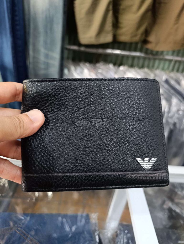 Ví da Giorgio Armani Nam Da cao cấp. Mua bán Túi xách tại Quận 1 Tp Hồ Chí Minh được đăng bởi Đồ Seconhand Vintage hình 1