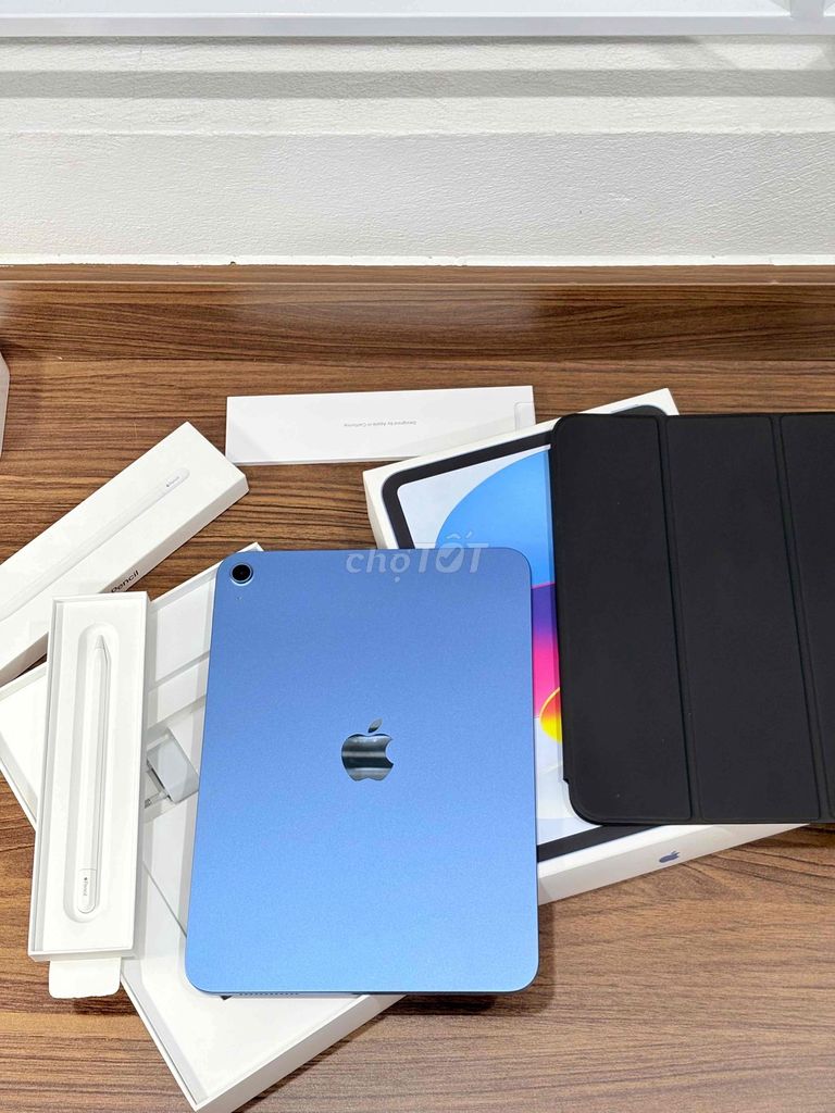 iPad Gen 11 128GB blue WIFI + pencil C + ốp ESR. Mua bán Máy tính bảng tại Quận Thanh Xuân Hà Nội được đăng bởi Nguyen Hung  hình 1