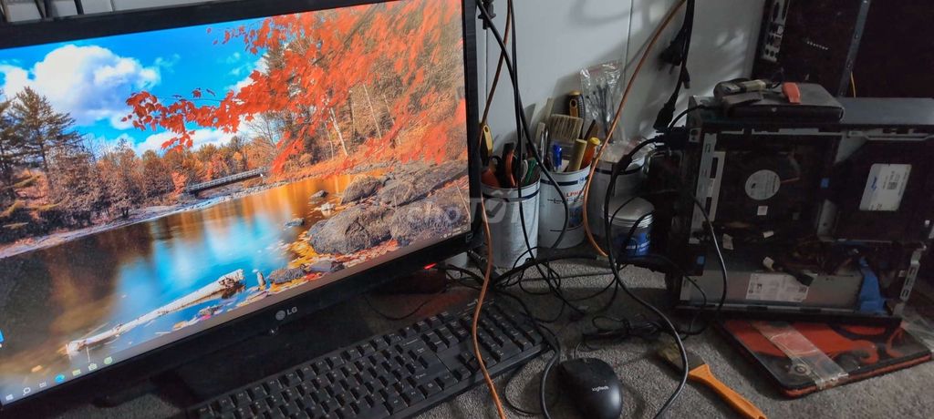 Bộ máy tính dell i3 màn lg 27 inch. Mua bán Máy tính để bàn tại Quận Bình Tân Tp Hồ Chí Minh được đăng bởi Vi Tính Minh Phúc hình 1