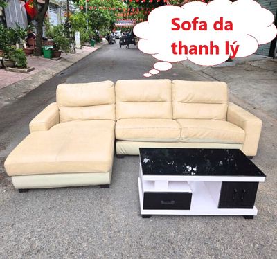 Thanh lý Bộ ghế sofa góc L, sofa L bọc da cao cấp. Mua bán Bàn ghế tại Thành phố Thủ Đức Tp Hồ Chí Minh được đăng bởi Kho Bàn Ghế Cũ
