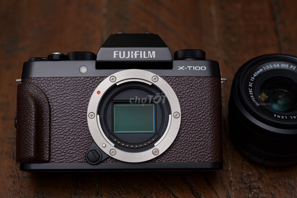 Máy ảnh Fujifilm X-T100 15-45mm Đen da nâu. Mua bán Máy ảnh, Máy quay tại Quận 3 Tp Hồ Chí Minh được đăng bởi NOVA HITECH hình 1