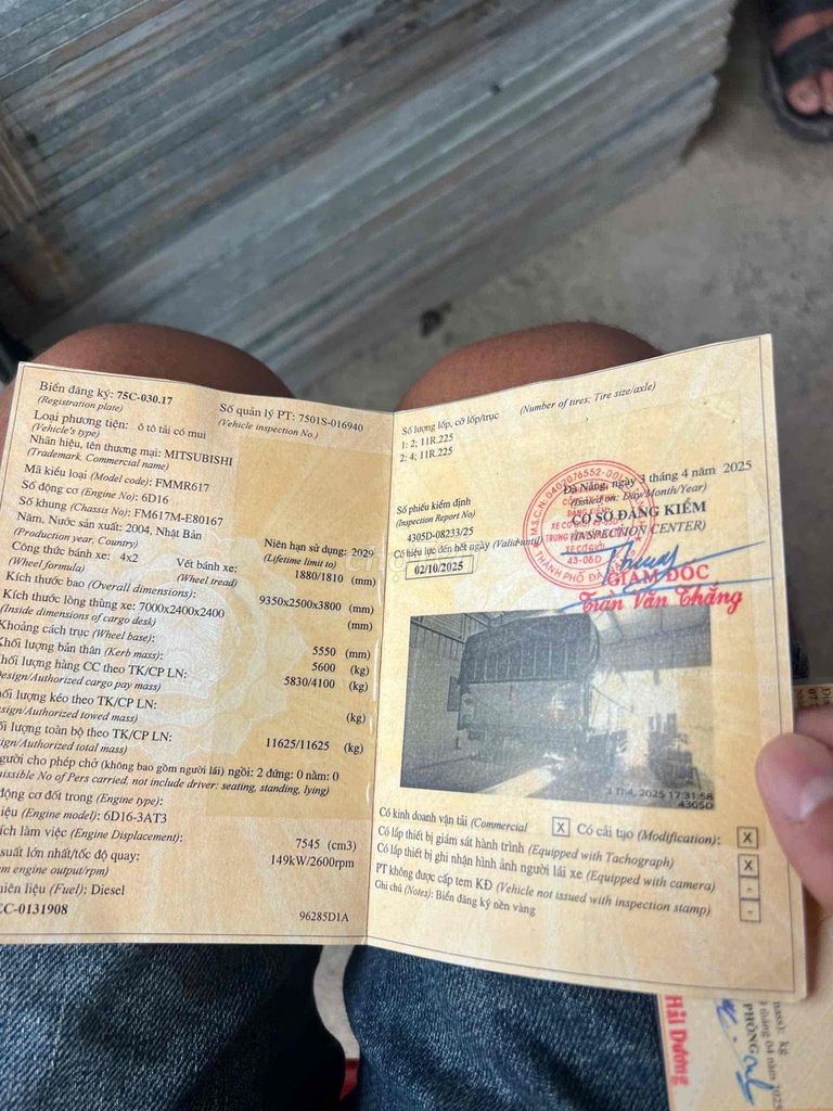 mitsu 8tan sx 2004. Mua bán Xe tải, xe ben tại Thành phố Đồng Xoài Bình Phước được đăng bởi nhân đồng xoài hình 5