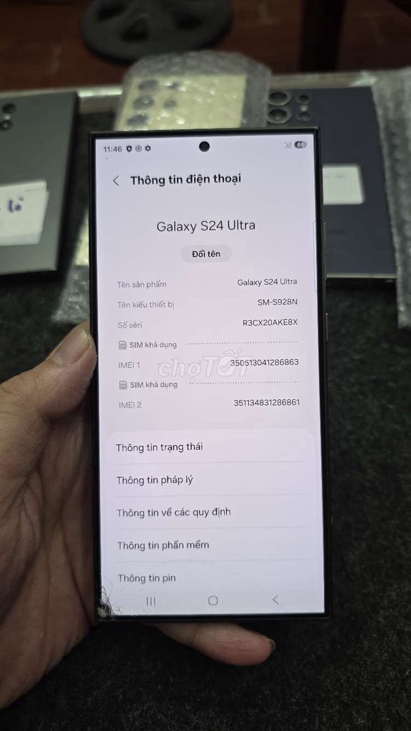 S24 Ultra 12GB/256GB chấm tí màn. Mua bán Điện thoại tại Quận Thanh Xuân Hà Nội được đăng bởi Shandp thanh xuân hình 1