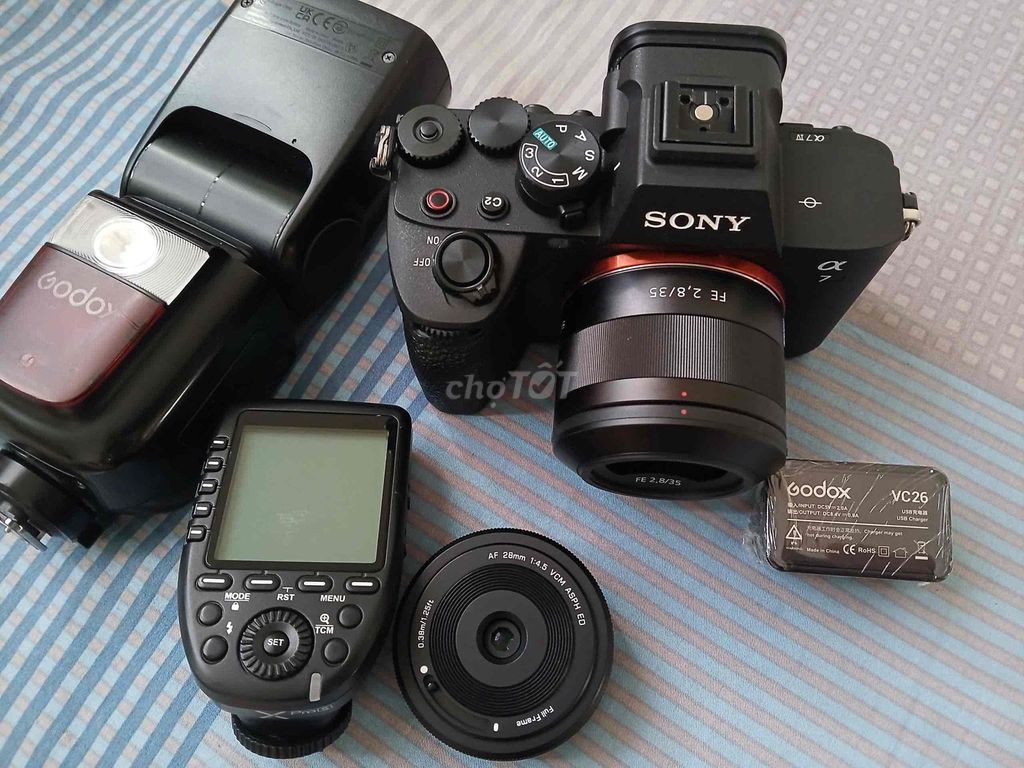 Sony A74 + FE 2.8/35 + Viltrox 2.8 sony. Mua bán Máy ảnh, Máy quay tại Huyện An Dương Hải Phòng được đăng bởi bùi thành hình 1