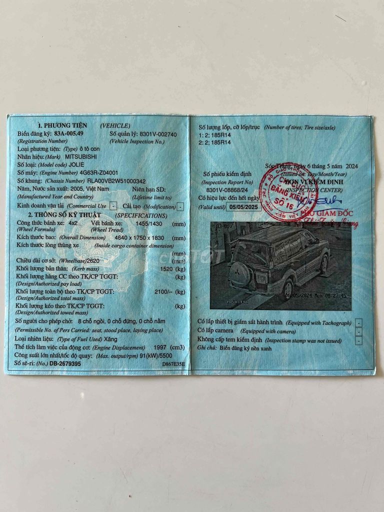 Mitsubishi Jolie 2005 SS - 105000 km. Mua bán Ô tô tại Quận Ninh Kiều Cần Thơ được đăng bởi Nguyễn Quốc hình 16