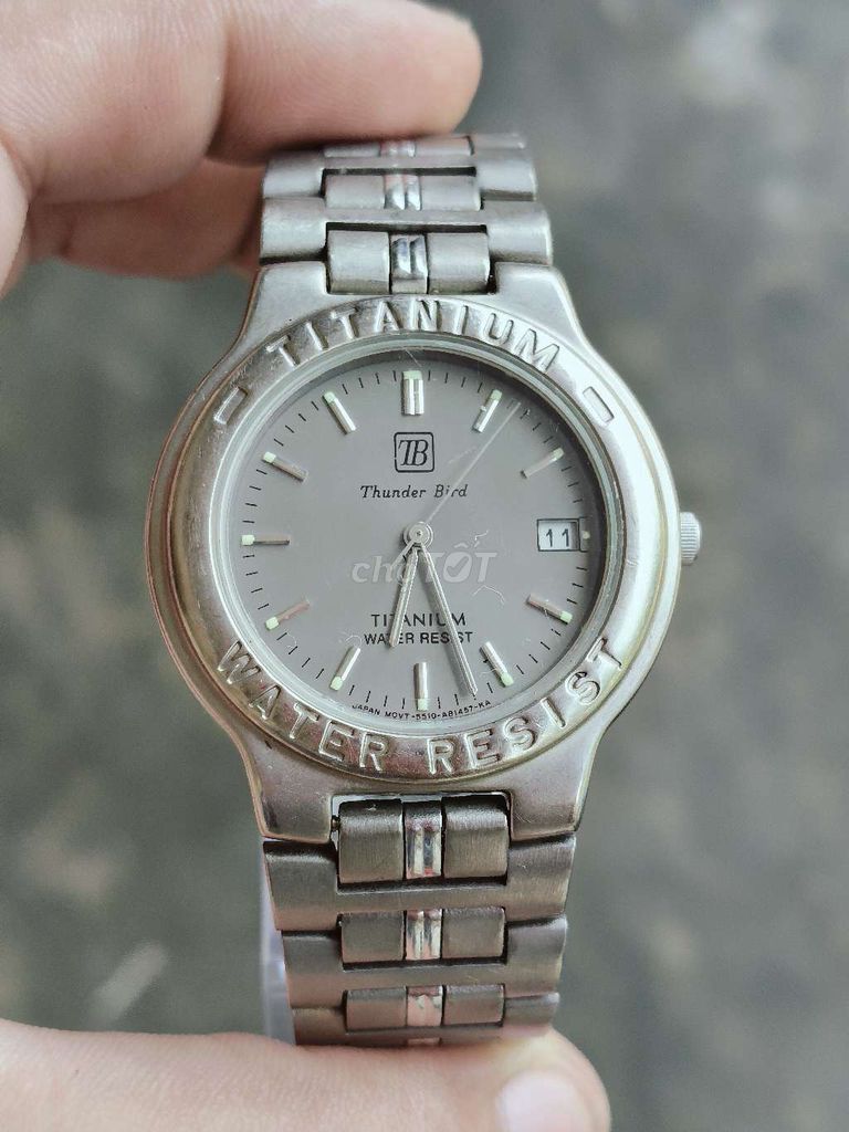 ClTlZEN THUNDER BlRD (Chim tkần sấm) TlTANlUM. Mua bán Đồng hồ tại Thành phố Buôn Ma Thuột Đắk Lắk được đăng bởi ship toàn quốc hình 1