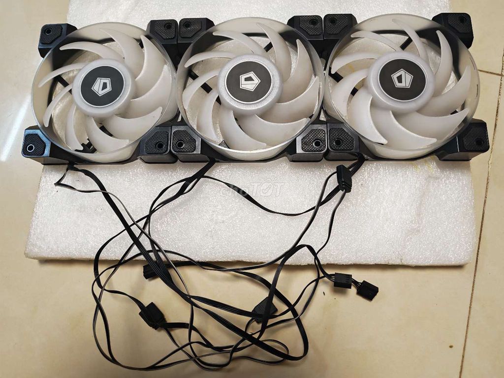 Quạt tản nhiệt ID-COOLING ID-12025M12B Đen Trắng. Mua bán Phụ kiện (Màn hình, Chuột...) tại Quận Ngũ Hành Sơn Đà Nẵng được đăng bởi José Mourinho hình 1