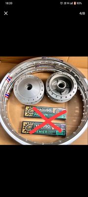 Phụ tùng Shark Speed Đùm niềng Bạc