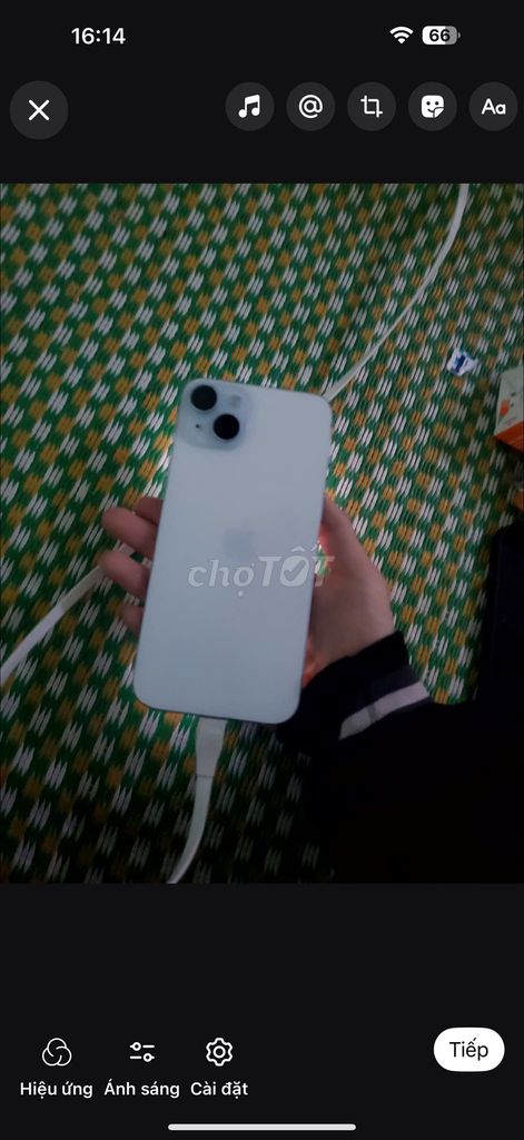 Apple iPhone 15 Plus 128GB Trắng Đã qua sử dụng. Mua bán Điện thoại tại Huyện Phú Vang Thừa Thiên Huế được đăng bởi Acc 1 hình 1