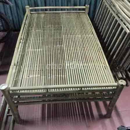 Giường tre 1m6 x 2m màu tre tự nhiên. Mua bán Giường, chăn ga gối nệm tại Huyện Bình Chánh Tp Hồ Chí Minh được đăng bởi Thỏ Cherry  hình 1
