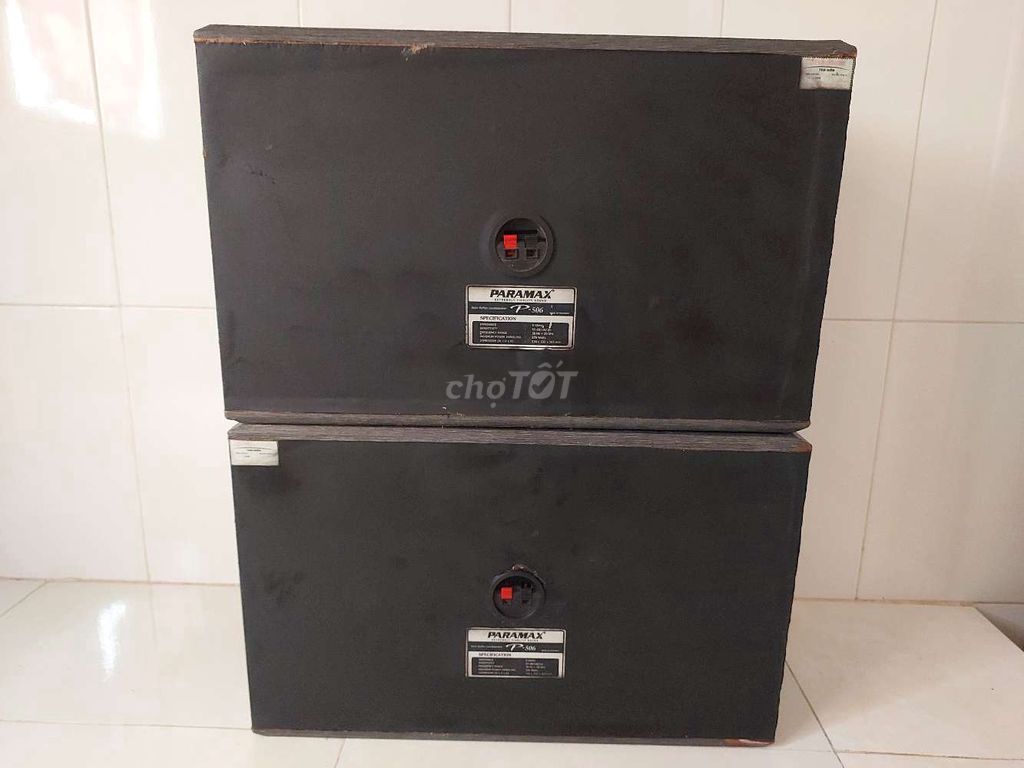 Loa karaoke PARAMAX Đen đã qua sử dụng. Mua bán Tivi, Âm thanh tại Huyện Mỏ Cày Bắc Bến Tre được đăng bởi tư ếch  hình 1