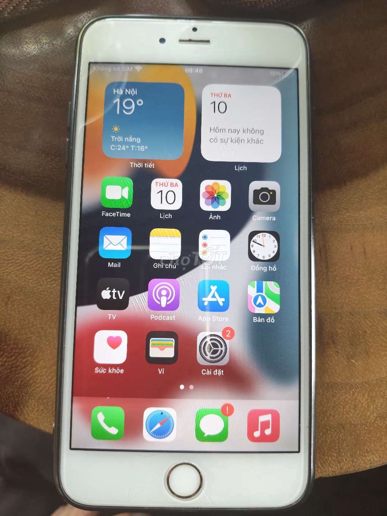 Apple iPhone 6 Plus Trắng Đã qua sử dụng. Mua bán Điện thoại tại Huyện Hóc Môn Tp Hồ Chí Minh được đăng bởi Hồng Thiên Lĩnh hình 1