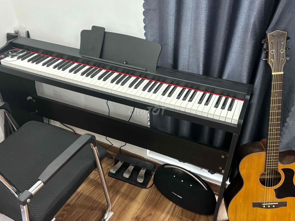 Đàn piano điện Victor VT02 Gỗ Đen. Mua bán Nhạc cụ tại Quận Long Biên Hà Nội được đăng bởi Vũ Thanh Tùng hình 1