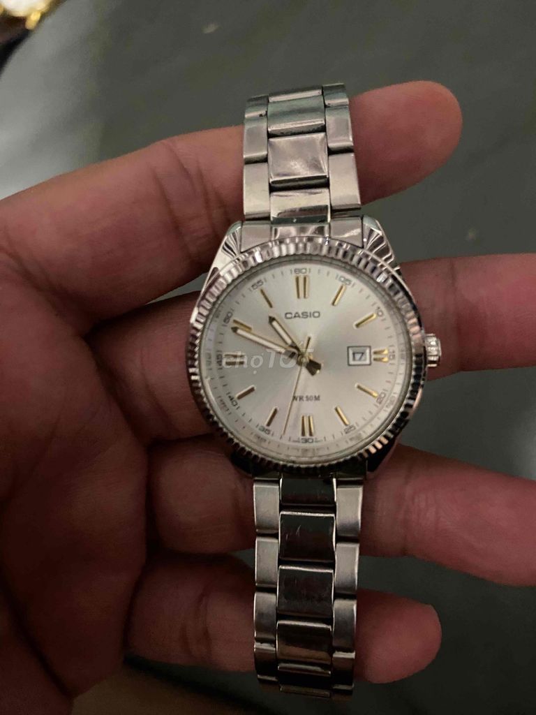 Đồng hồ Casio Thép không gỉ Bạc Unisex. Mua bán Đồng hồ tại Quận 6 Tp Hồ Chí Minh được đăng bởi Văn Huỳnh Trung Hiếu hình 1