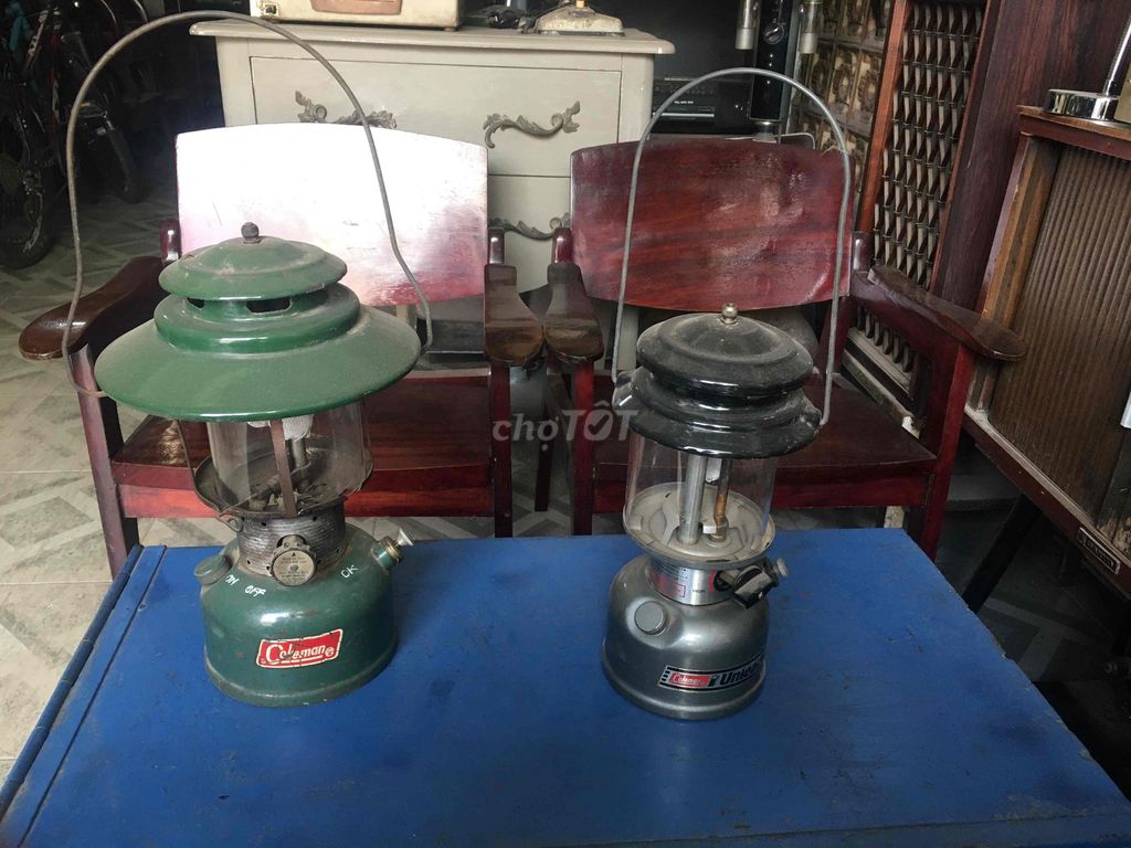 Đèn măng xông Coleman Mỹ Xanh lá, Xám