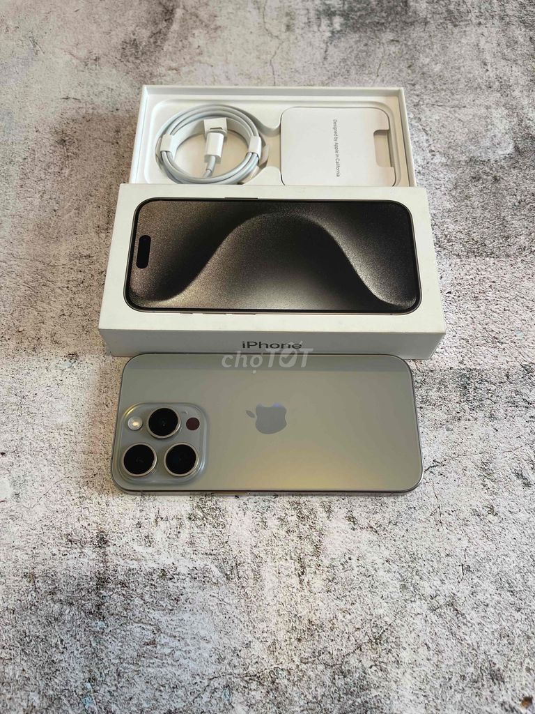 iPhone 15 Pro 256G QTế Zin Áp Đẹp Xài Full Pin 96%. Mua bán Điện thoại tại Quận 3 Tp Hồ Chí Minh được đăng bởi Hủ Tiền May Mắn hình 1
