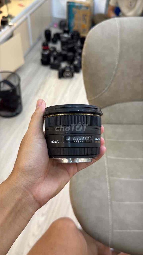 Ống kính Sigma 50mm F1.4 EX DG HSM. Mua bán Máy ảnh, Máy quay tại Quận Phú Nhuận Tp Hồ Chí Minh được đăng bởi Khánh máy ảnh top 1 hình 1