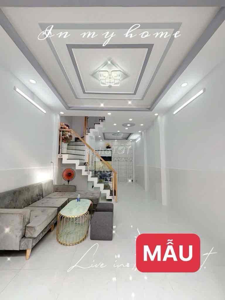 NHÀ ĐẸP 2 TẦNG - BHHA -BT . HẺM XE HƠI 5M - 48M2 - 4x12M - SỔ VUÔNG VỨ